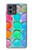 W3235 Watercolor Mixing Case Cover Custodia e Flip Case per Motorola Moto G Stylus 5G (2023)