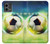 W3844 Glowing Football Soccer Ball Case Cover Custodia e Flip Case per Motorola Moto G Stylus 5G (2023)