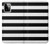 W1596 Black and White Striped Case Cover Custodia e Flip Case per Motorola Moto G Power (2023) 5G