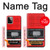 W3204 Red Cassette Recorder Graphic Case Cover Custodia e Flip Case per Motorola Moto G Power (2023) 5G