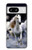 W0246 White Horse Case Cover Custodia e Flip Case per Google Pixel 8