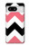 W1849 Pink Black Chevron Zigzag Case Cover Custodia e Flip Case per Google Pixel 8