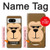 W2721 Cute Grumpy Monkey Cartoon Case Cover Custodia e Flip Case per Google Pixel 8