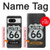 W3207 Route 66 Sign Case Cover Custodia e Flip Case per Google Pixel 8