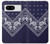 W3357 Navy Blue Bandana Pattern Case Cover Custodia e Flip Case per Google Pixel 8