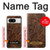W3405 Fish Tattoo Leather Graphic Print Case Cover Custodia e Flip Case per Google Pixel 8