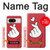 W3701 Mini Heart Love Sign Case Cover Custodia e Flip Case per Google Pixel 8