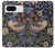 W3791 William Morris Strawberry Thief Fabric Case Cover Custodia e Flip Case per Google Pixel 8