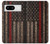 W3804 Fire Fighter Metal Red Line Flag Graphic Case Cover Custodia e Flip Case per Google Pixel 8