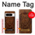 W2529 Leo Zodiac Tattoo Brown Graphic Print Case Cover Custodia e Flip Case per Google Pixel 8 pro