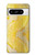 W2713 Yellow Snake Skin Graphic Printed Case Cover Custodia e Flip Case per Google Pixel 8 pro