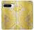 W2713 Yellow Snake Skin Graphic Printed Case Cover Custodia e Flip Case per Google Pixel 8 pro