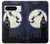 W3249 Peter Pan Fly Full Moon Night Case Cover Custodia e Flip Case per Google Pixel 8 pro