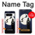 W3249 Peter Pan Fly Full Moon Night Case Cover Custodia e Flip Case per Google Pixel 8 pro