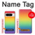 W3698 LGBT Gradient Pride Flag Case Cover Custodia e Flip Case per Google Pixel 8 pro