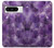 W3713 Purple Quartz Amethyst Graphic Printed Case Cover Custodia e Flip Case per Google Pixel 8 pro