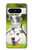 W3795 Kitten Cat Playful Siberian Husky Dog Paint Case Cover Custodia e Flip Case per Google Pixel 8 pro
