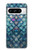 W3809 Mermaid Fish Scale Case Cover Custodia e Flip Case per Google Pixel 8 pro