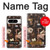 W3877 Dark Academia Case Cover Custodia e Flip Case per Google Pixel 8 pro