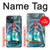 W3911 Cute Little Mermaid Aqua Spa Case Cover Custodia e Flip Case per iPhone 14
