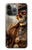 W3949 Steampunk Skull Smoking Case Cover Custodia e Flip Case per iPhone 14 Pro