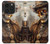 W3949 Steampunk Skull Smoking Case Cover Custodia e Flip Case per iPhone 14 Pro