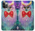 W3934 Fantasy Nerd Owl Case Cover Custodia e Flip Case per iPhone 12, iPhone 12 Pro