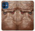 W3940 Leather Mad Face Graphic Paint Case Cover Custodia e Flip Case per iPhone 12 mini