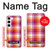 W3941 LGBT Lesbian Pride Flag Plaid Case Cover Custodia e Flip Case per Samsung Galaxy S23