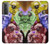 W3914 Colorful Nebula Astronaut Suit Galaxy Case Cover Custodia e Flip Case per Samsung Galaxy S21 5G