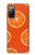 W3946 Seamless Orange Pattern Case Cover Custodia e Flip Case per Samsung Galaxy S20 FE