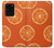 W3946 Seamless Orange Pattern Case Cover Custodia e Flip Case per Samsung Galaxy S20 Ultra