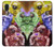 W3914 Colorful Nebula Astronaut Suit Galaxy Case Cover Custodia e Flip Case per Samsung Galaxy A10e