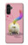 W3923 Cat Bottom Rainbow Tail Case Cover Custodia e Flip Case per Samsung Galaxy A13 5G