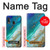 W3920 Abstract Ocean Blue Color Mixed Emerald Case Cover Custodia e Flip Case per Samsung Galaxy A20e