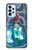 W3912 Cute Little Mermaid Aqua Spa Case Cover Custodia e Flip Case per Samsung Galaxy A23