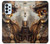W3949 Steampunk Skull Smoking Case Cover Custodia e Flip Case per Samsung Galaxy A23