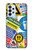 W3960 Safety Signs Sticker Collage Case Cover Custodia e Flip Case per Samsung Galaxy A23