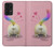 W3923 Cat Bottom Rainbow Tail Case Cover Custodia e Flip Case per Samsung Galaxy A33 5G