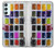 W3956 Watercolor Palette Box Graphic Case Cover Custodia e Flip Case per Samsung Galaxy A34 5G