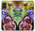 W3914 Colorful Nebula Astronaut Suit Galaxy Case Cover Custodia e Flip Case per Samsung Galaxy A51 5G
