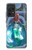 W3912 Cute Little Mermaid Aqua Spa Case Cover Custodia e Flip Case per Samsung Galaxy A52, Galaxy A52 5G