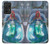 W3912 Cute Little Mermaid Aqua Spa Case Cover Custodia e Flip Case per Samsung Galaxy A52, Galaxy A52 5G