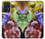 W3914 Colorful Nebula Astronaut Suit Galaxy Case Cover Custodia e Flip Case per Samsung Galaxy A52, Galaxy A52 5G