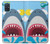 W3947 Shark Helicopter Cartoon Case Cover Custodia e Flip Case per Samsung Galaxy A51