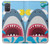 W3947 Shark Helicopter Cartoon Case Cover Custodia e Flip Case per Samsung Galaxy A71