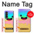 W3939 Ice Cream Cute Smile Case Cover Custodia e Flip Case per Samsung Galaxy Z Fold 4