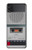 W3953 Vintage Cassette Player Graphic Case Cover Custodia e Flip Case per Samsung Galaxy Z Flip 3 5G