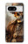 W3949 Steampunk Skull Smoking Case Cover Custodia e Flip Case per Google Pixel 8