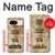 W3954 Vintage Gas Pump Case Cover Custodia e Flip Case per Google Pixel 8